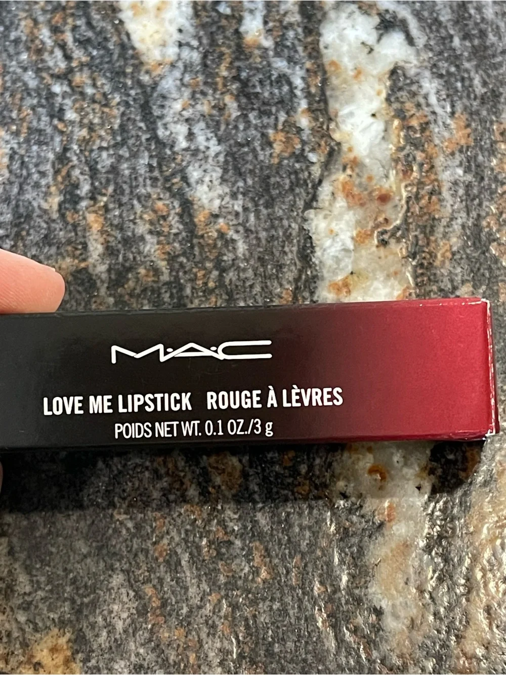 MAC Love Me Lipstick 423 E For Effortless Burnt Red NIB Discontinued